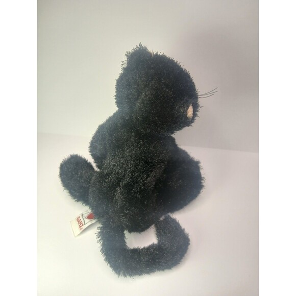 GANZ Webkinz SOFT BLACK CAT  Plush Stuffed Animal Toy Halloween NO CODE - Picture 5 of 9